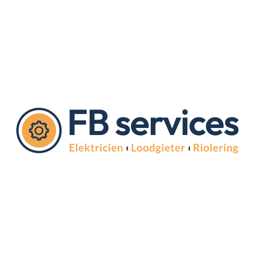 Het logo van FB Services, uw elektricien voor in Sittard